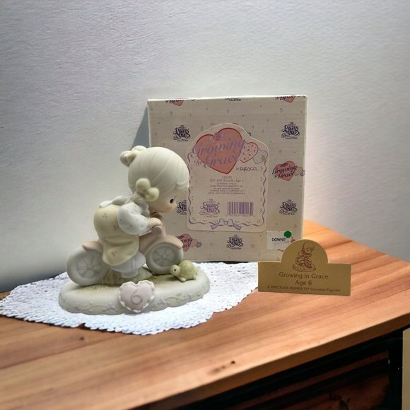 Precious Moments by Enesco Collector Growing in Grace Age 6 Birthday  136255 - Picture 1 of 12